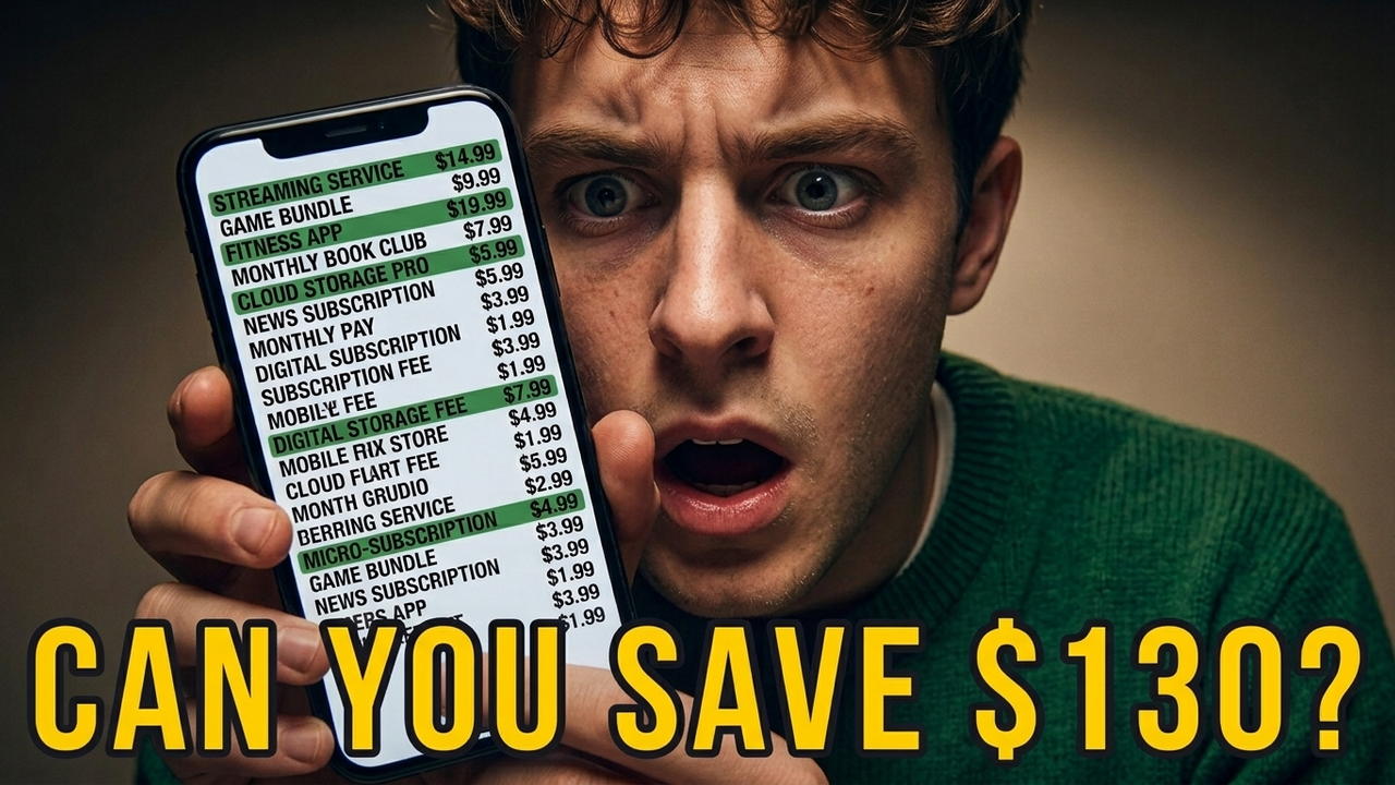 Are SUBSCRIPTIONS Draining $273 From You Monthly?