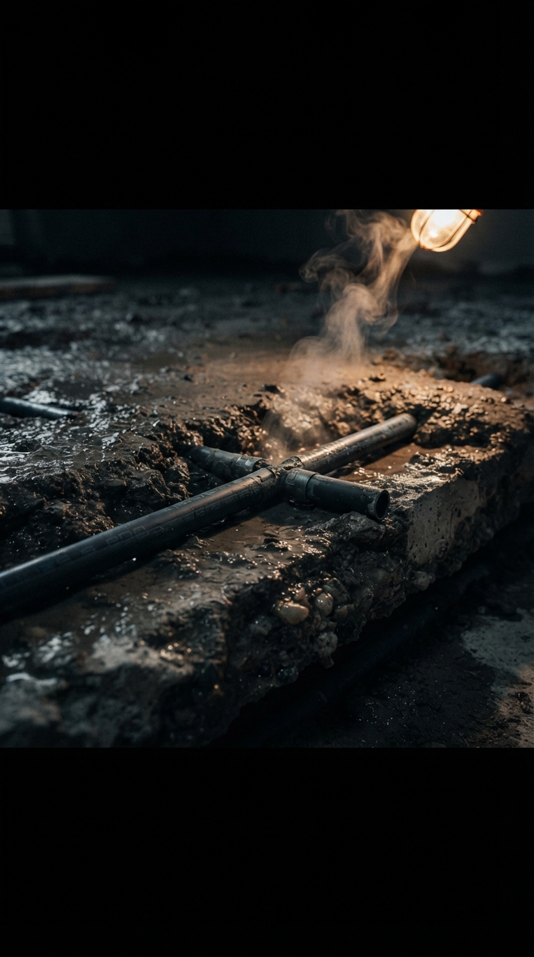 A METRE OF HOT CONCRETE