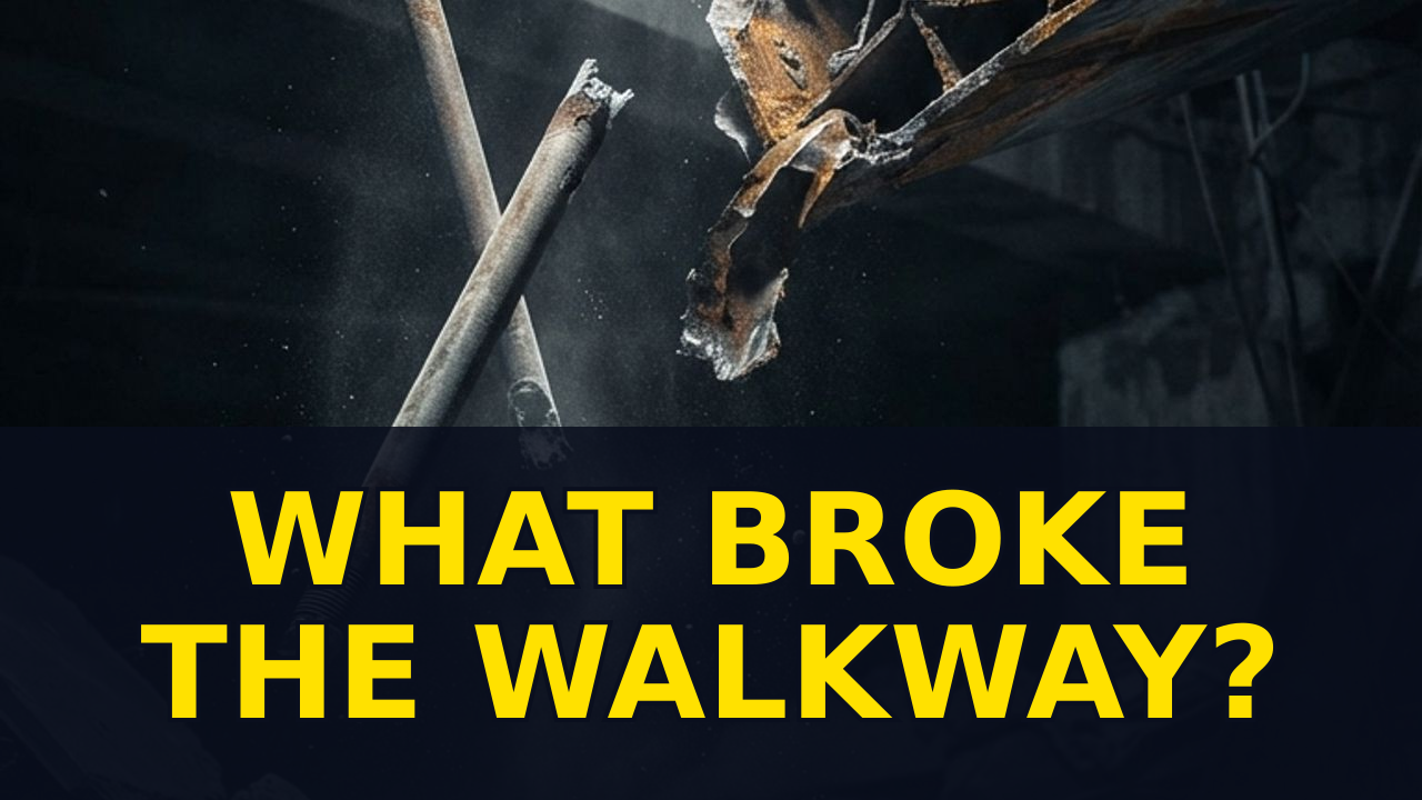 Hyatt Regency Walkway Collapse: The Two-Rod Fix That Doubled the Load