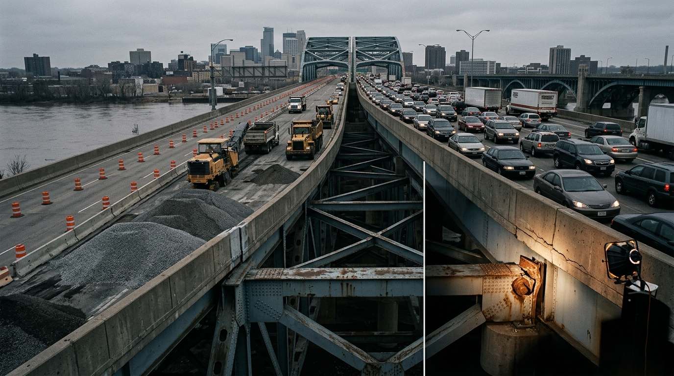 Four lanes closed