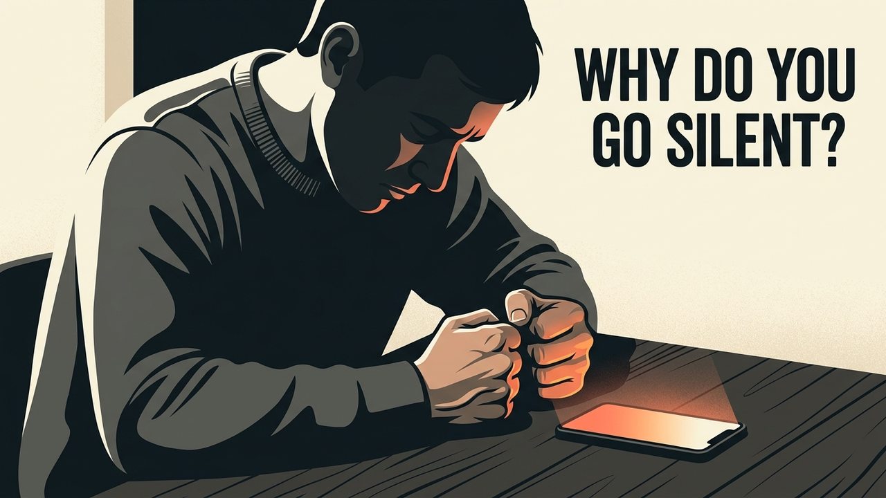 Why You Go Silent When You're Hurt (Not Angry)