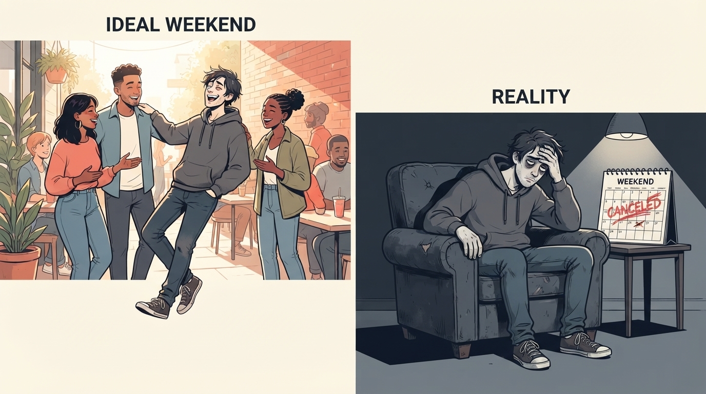 Why Planning the Weekend Drains You