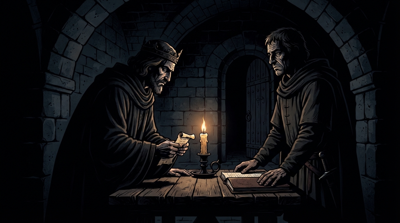 How did a king owe a merchant?
