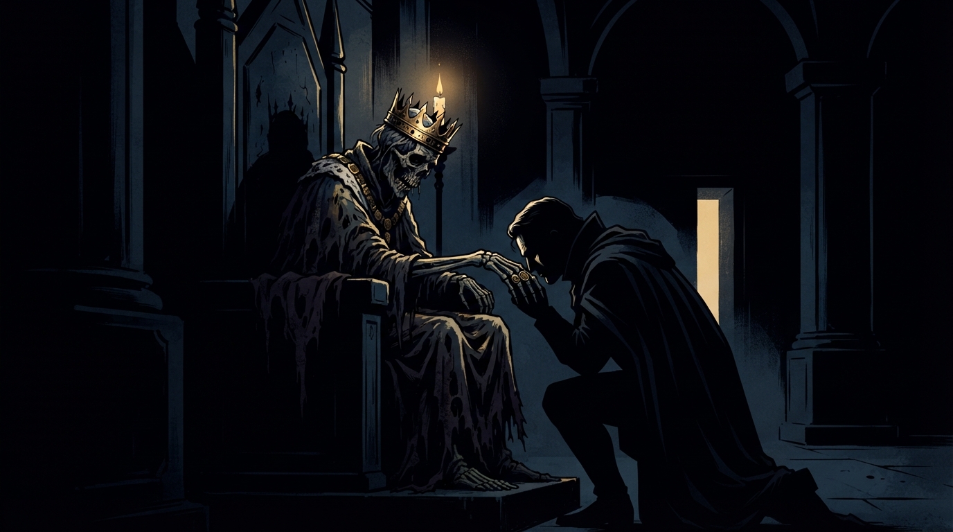 The Macabre Coronation of a Dead Queen