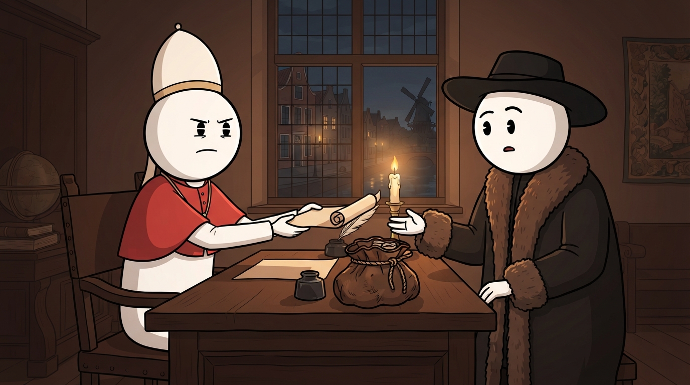 A pope needs money