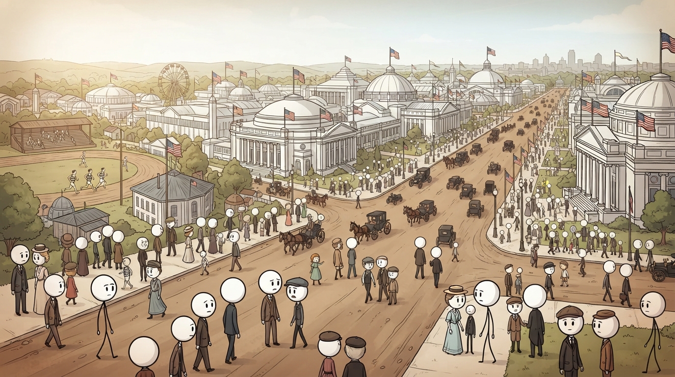 An Olympics inside a fair