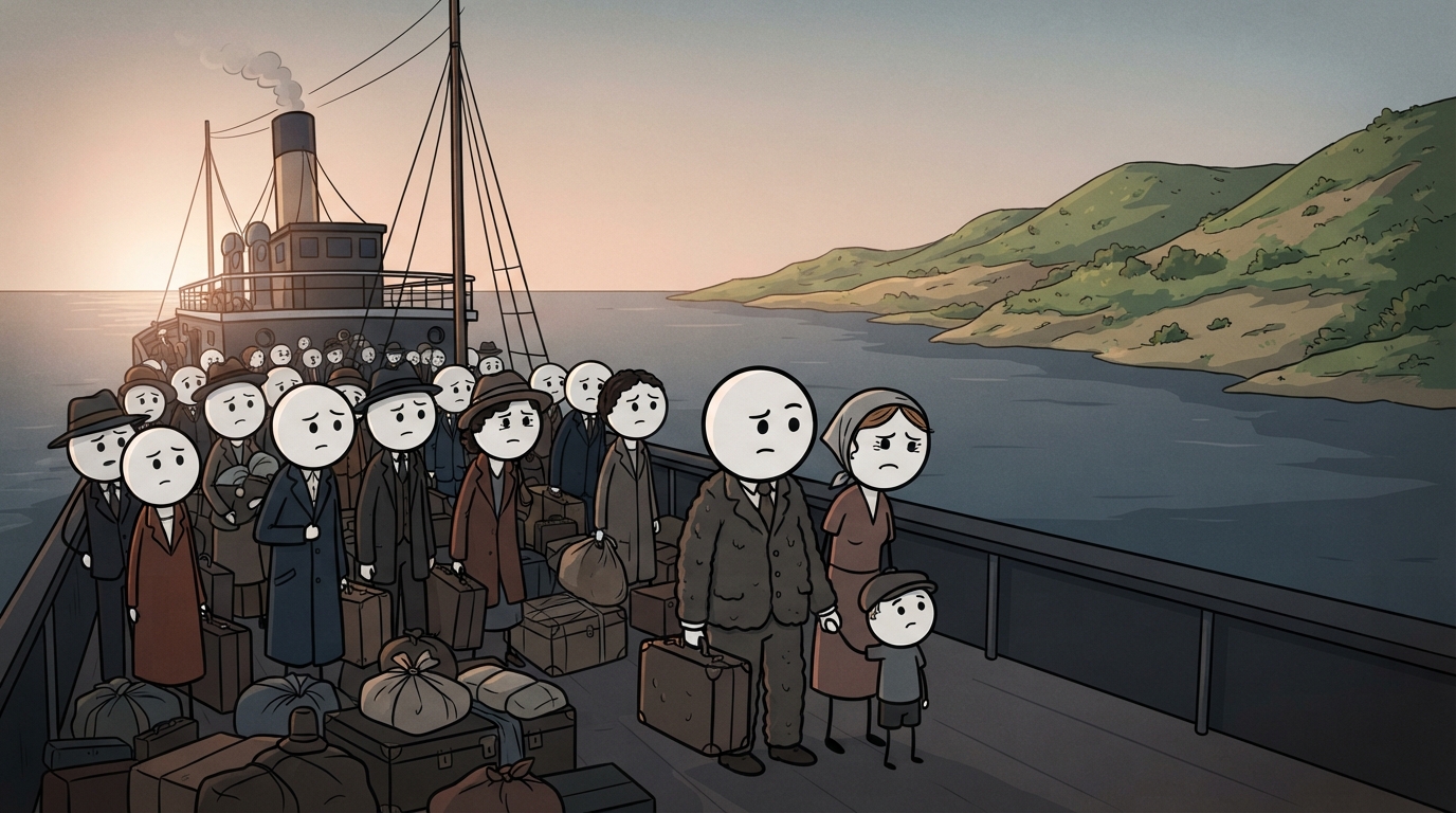 They sailed to a country that did not exist