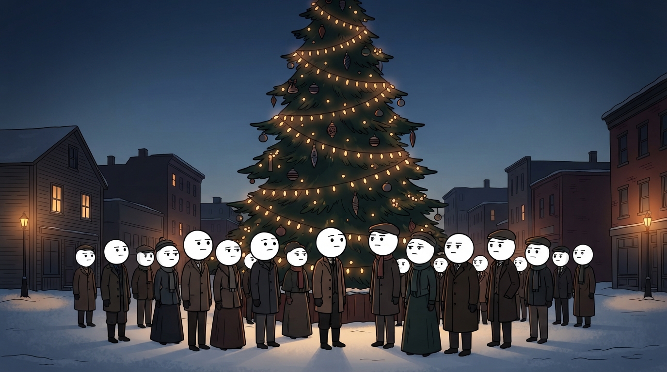 A tree that arrives every year