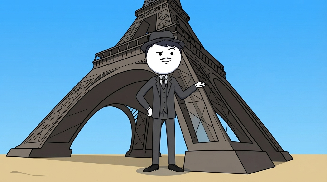 He sold the Eiffel Tower