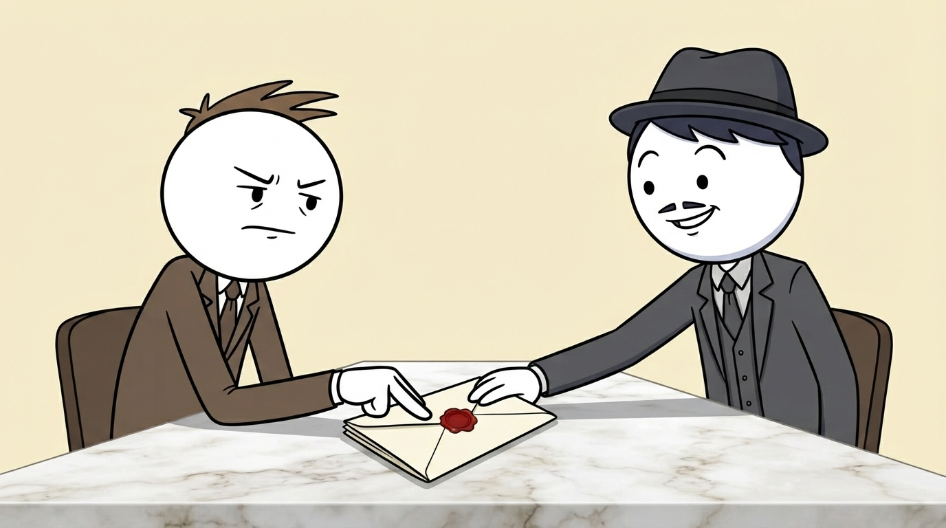 The bribe that proved it