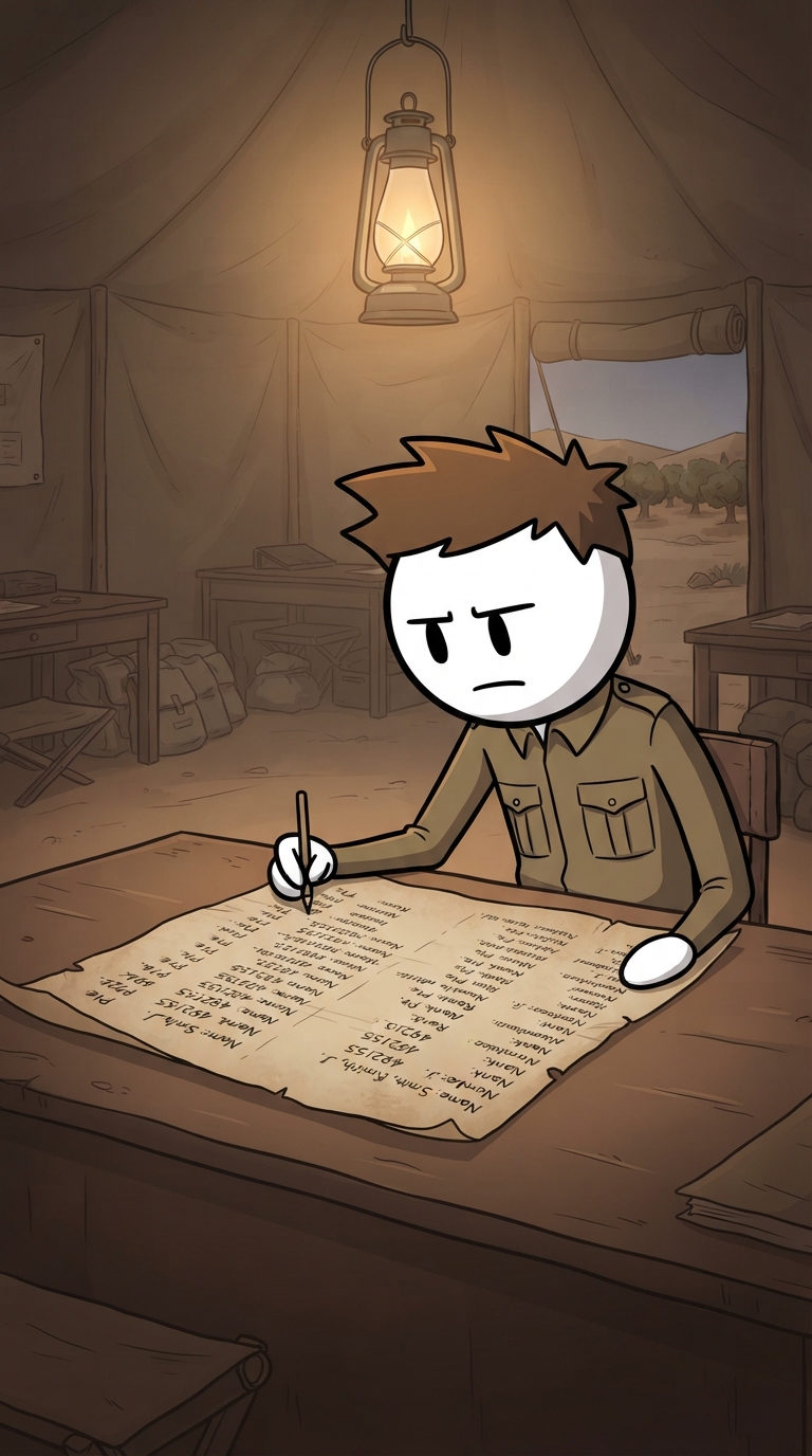 So they made him a soldier