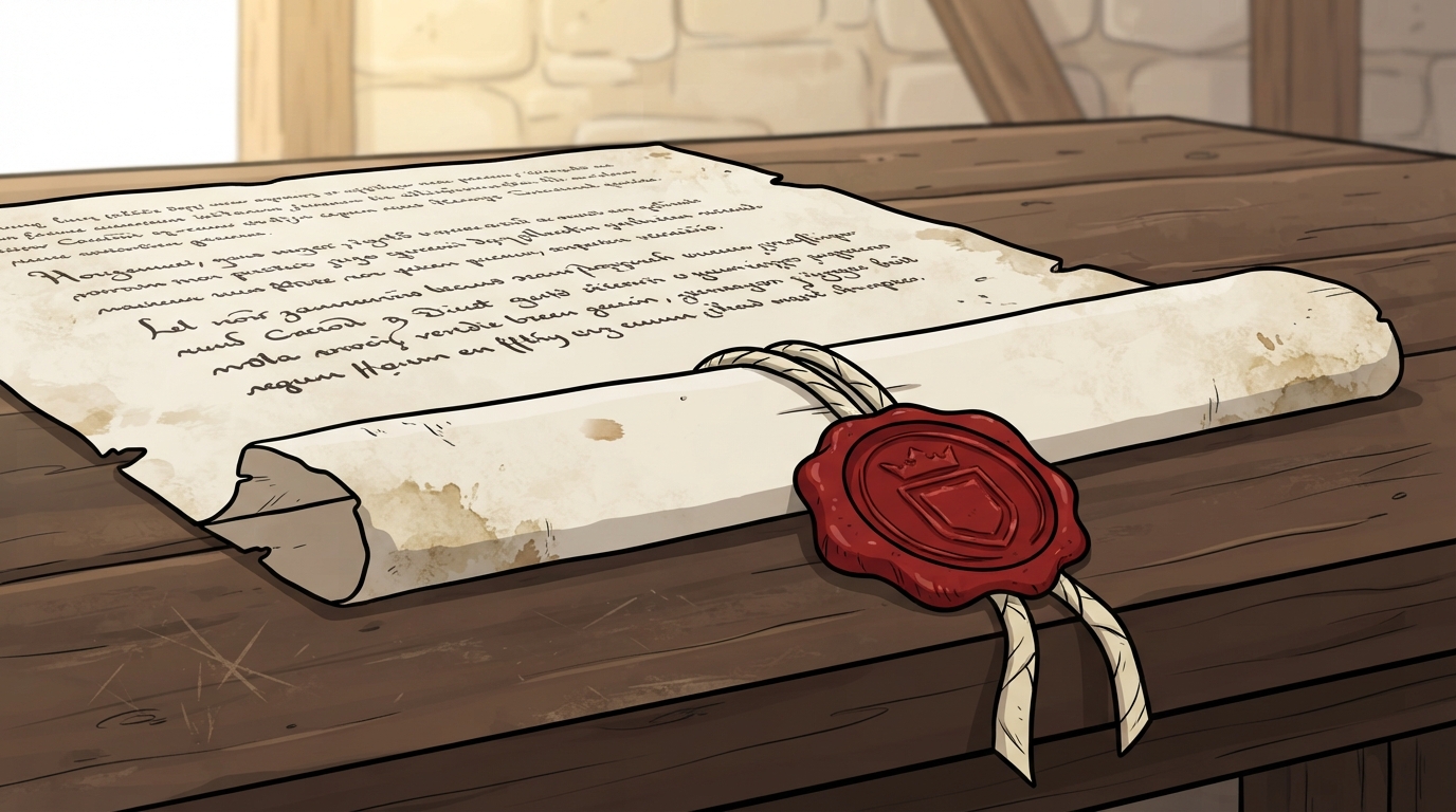 A signed guarantee