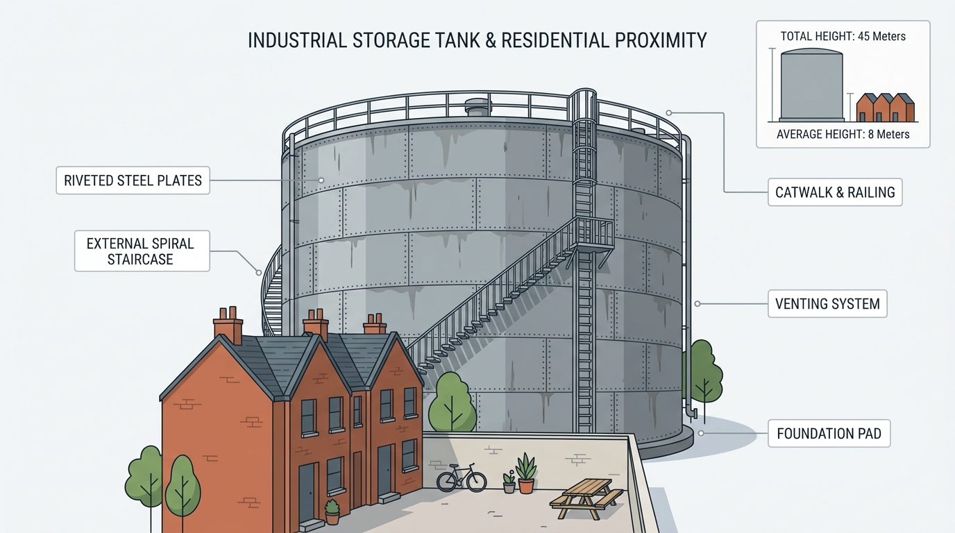 The Tank Over the Rooftops