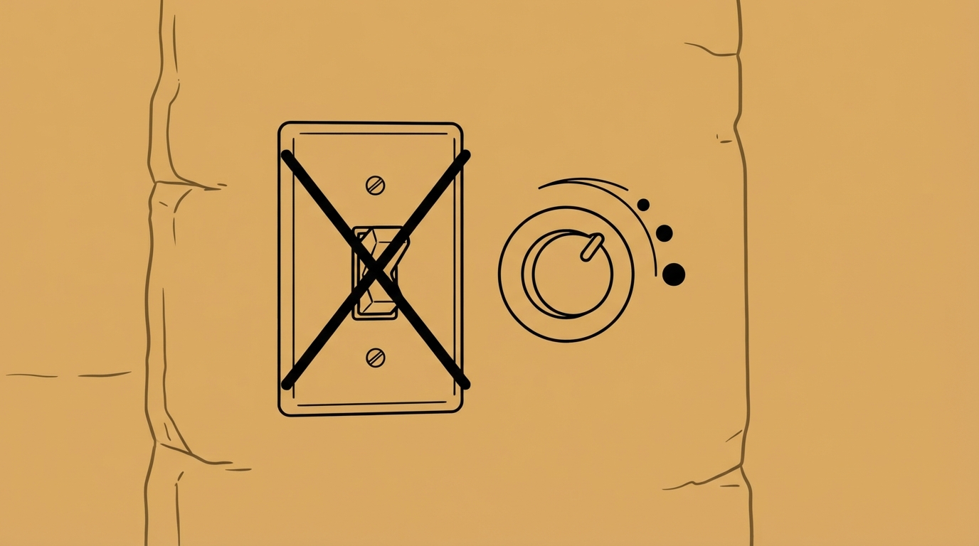 There is no switch