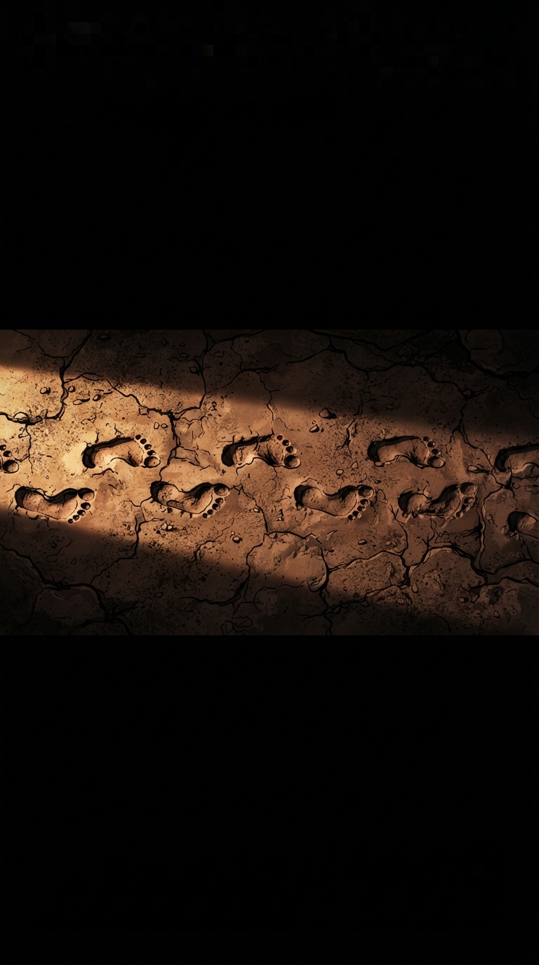 Who Left Footprints That Deep In