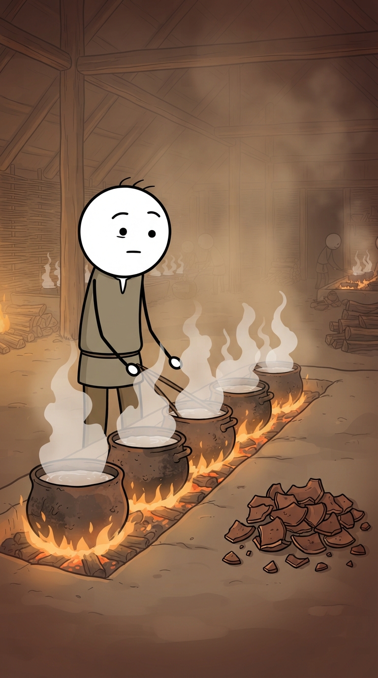 You break the pot every time