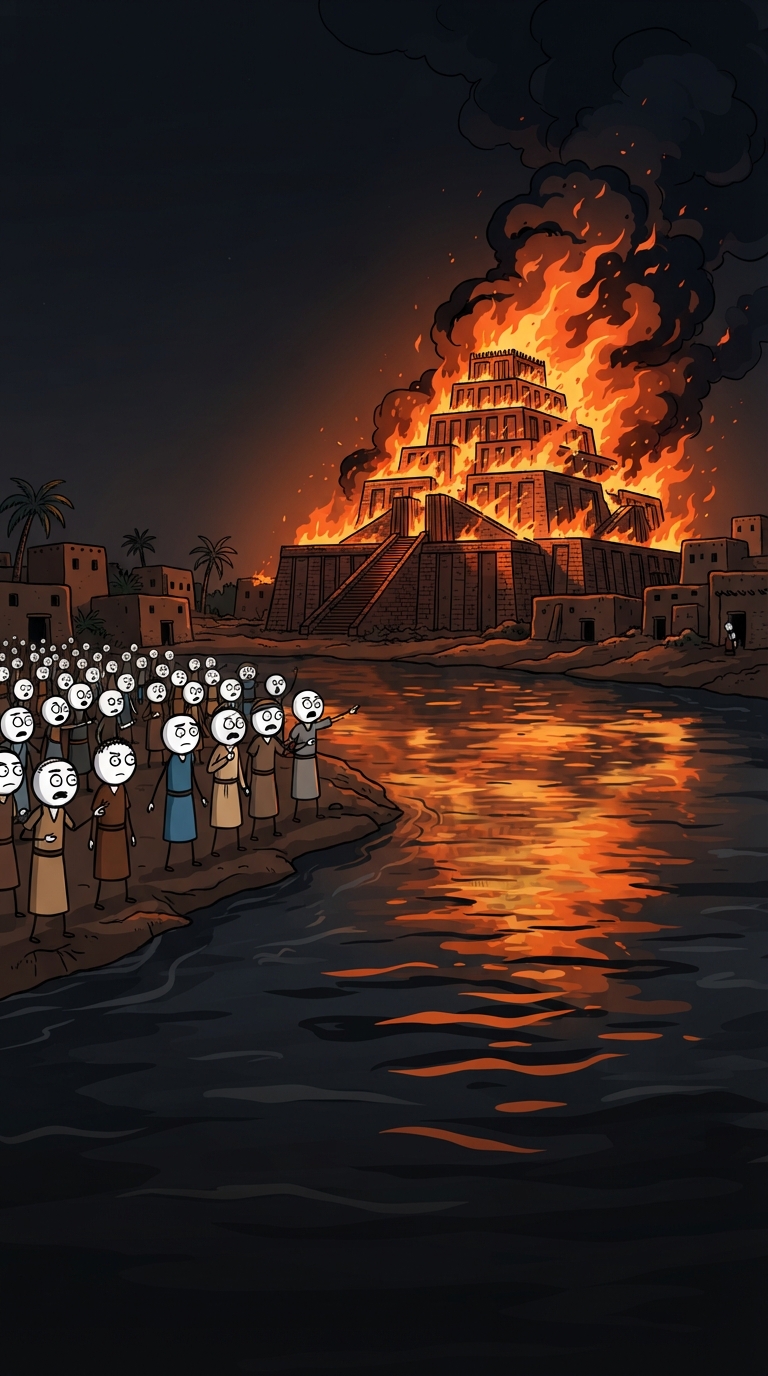 They burned the parliament down