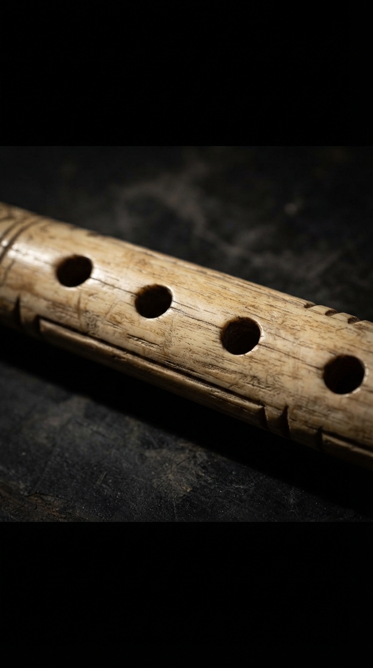 The Ivory Rod With Four Drilled Holes