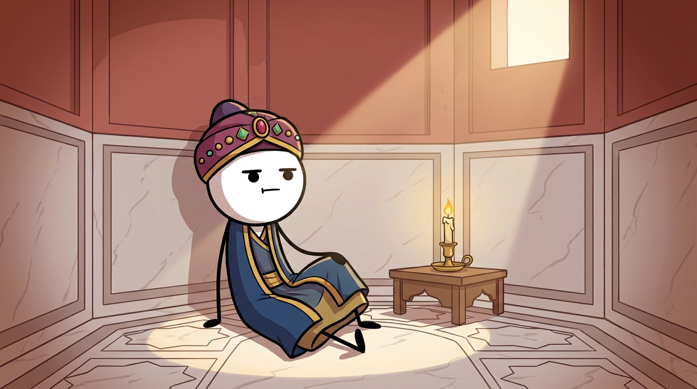 A prisoner in his own fort