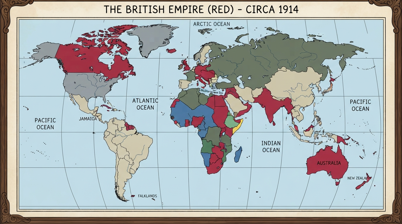 What was attached to him