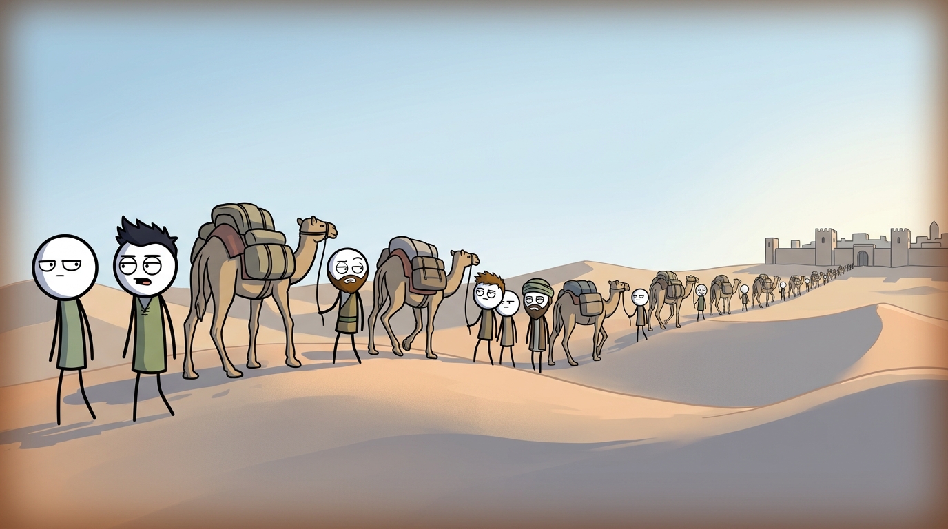 The Caravan Sets Out