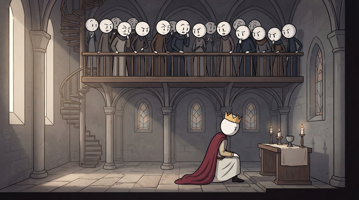 Mass, Facing the King