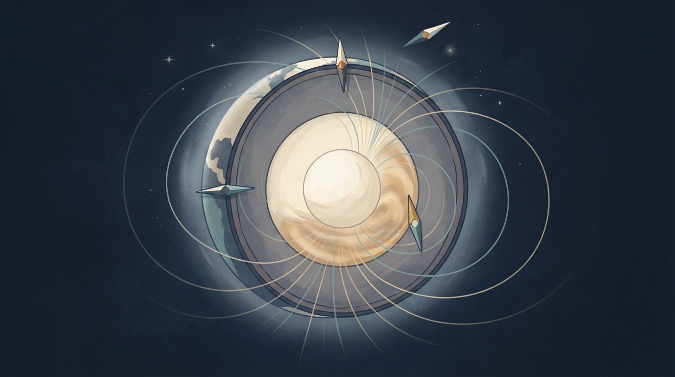 Geological Structures Disrupt Navigation