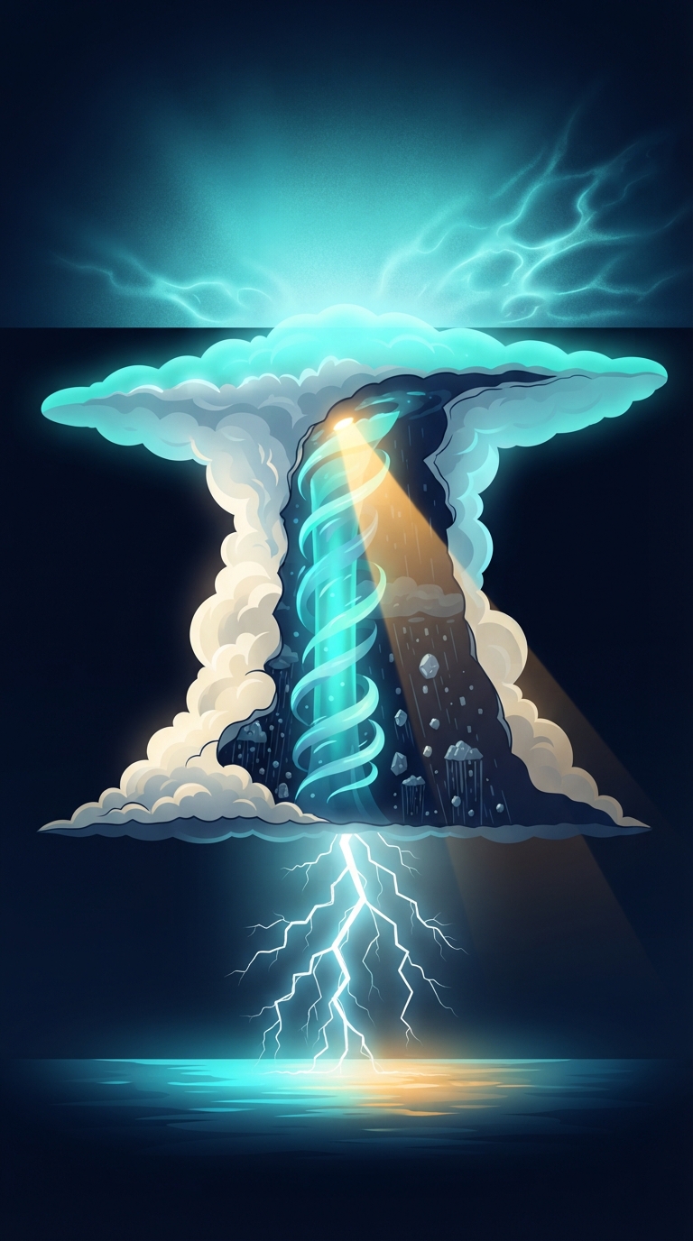One Lightning Stroke in Ten Does This