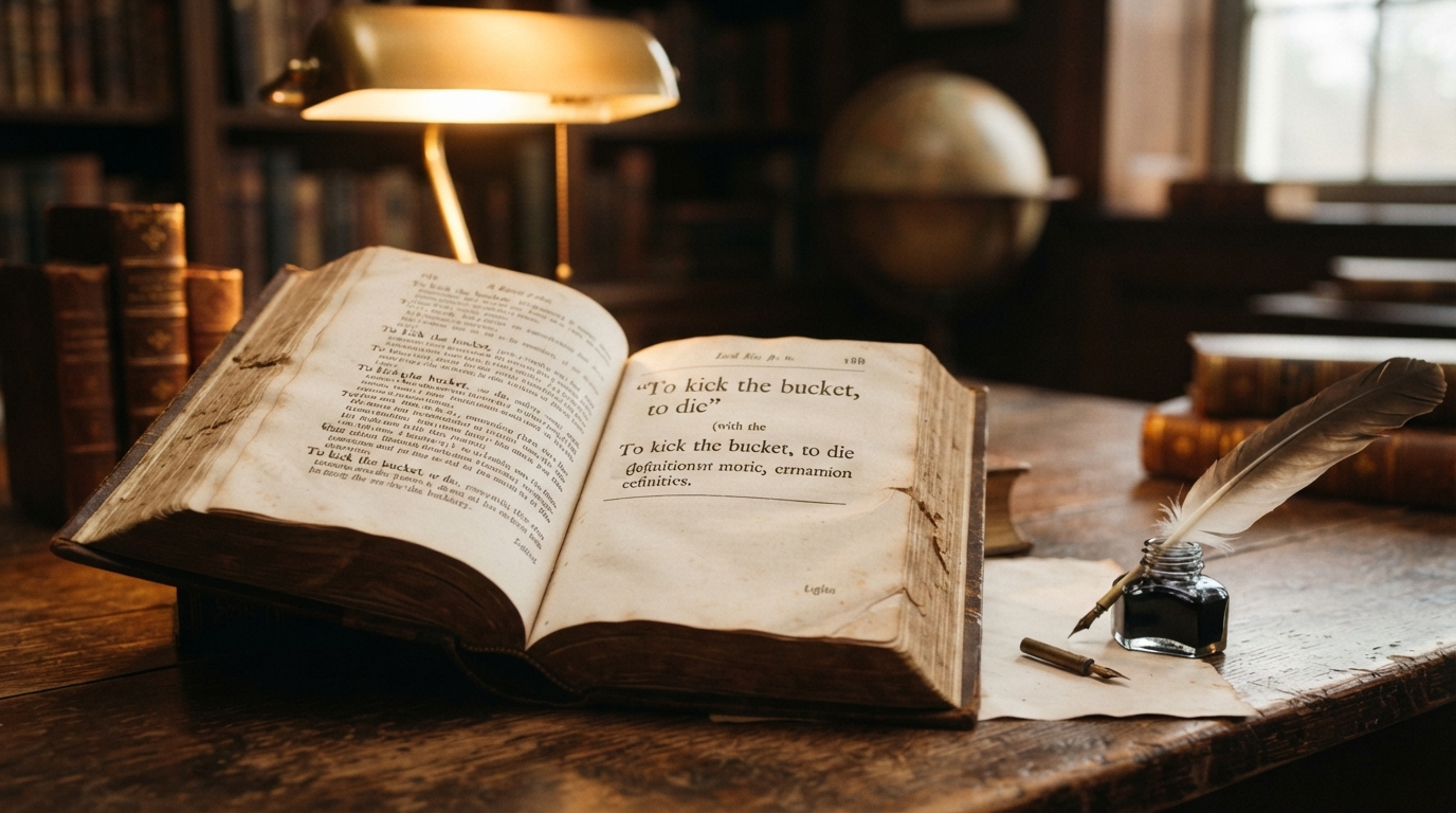 Why Do We Say 'KICK THE BUCKET'?