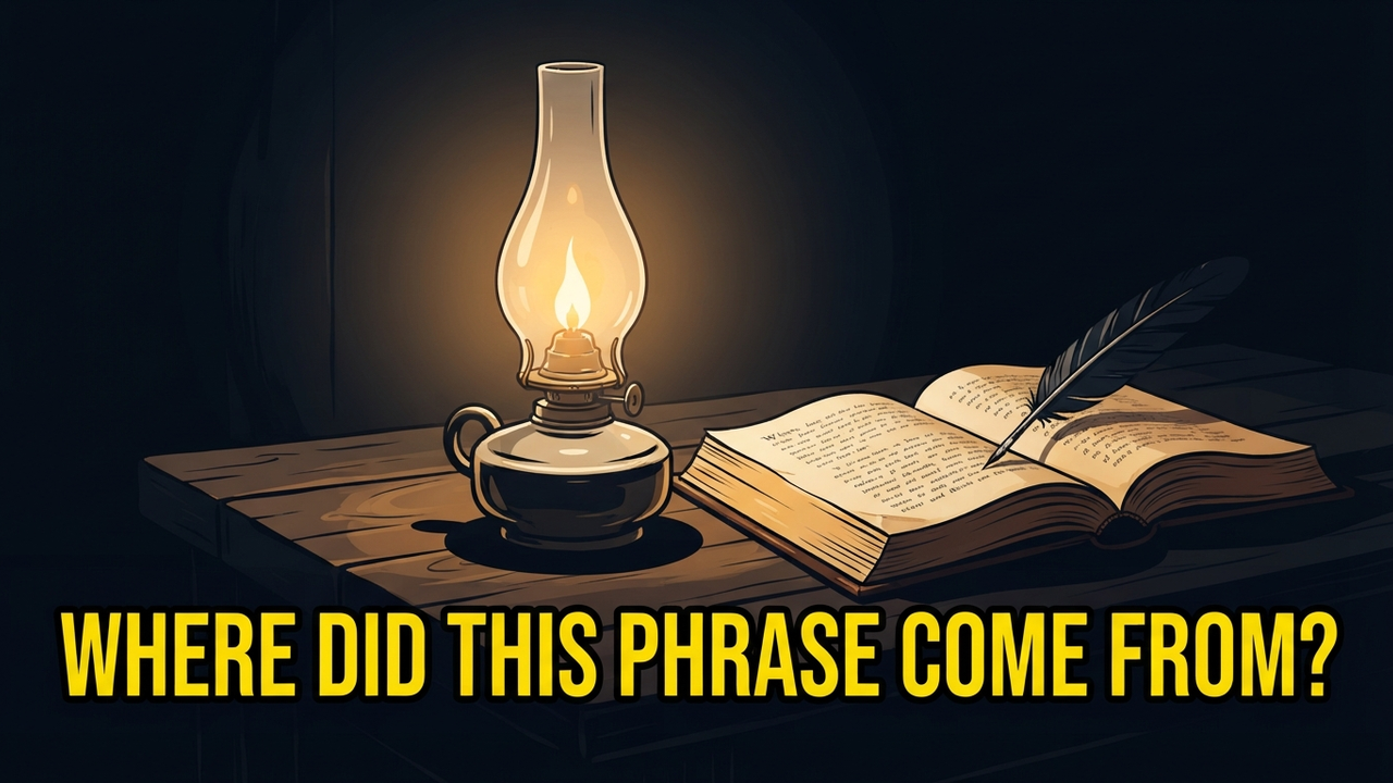 What 'BURNING THE MIDNIGHT OIL' Really Meant