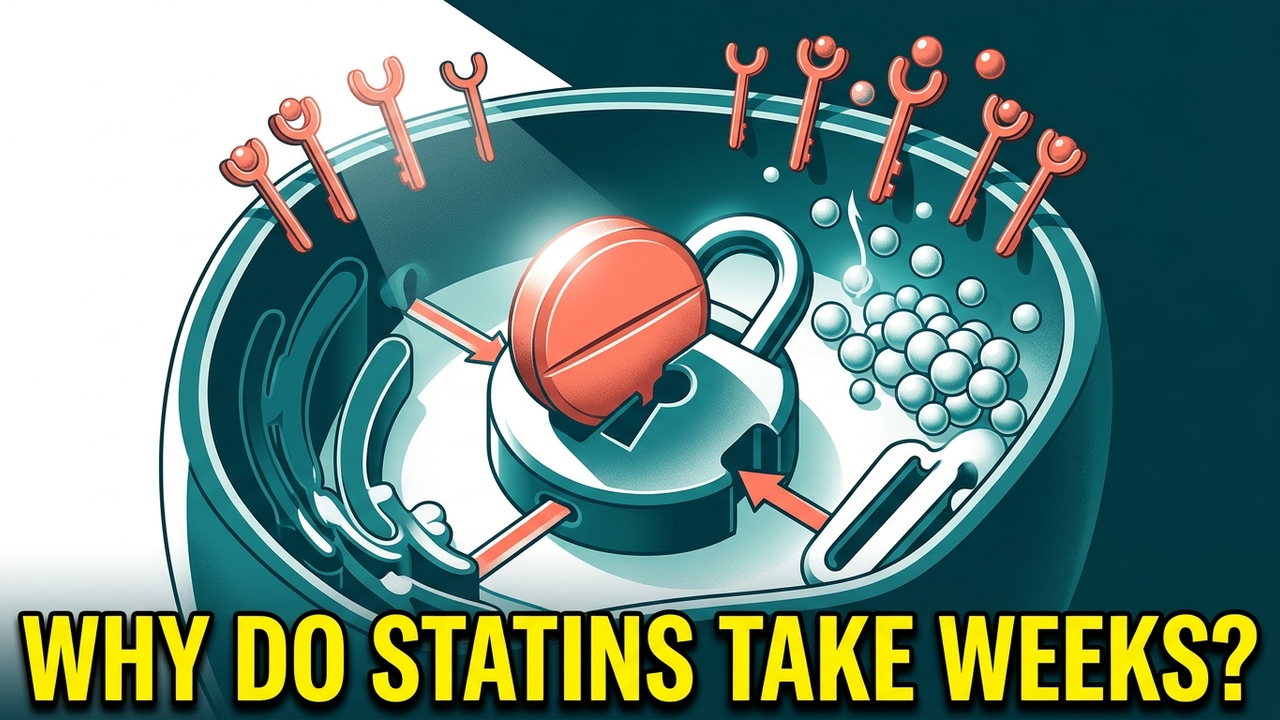 Why Do STATINS Take Weeks to Lower Cholesterol?