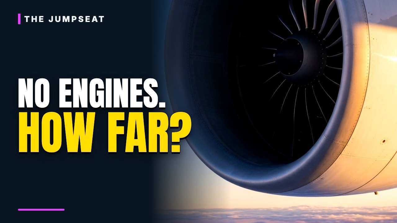 How Far Can a Plane Glide Without Engines?
