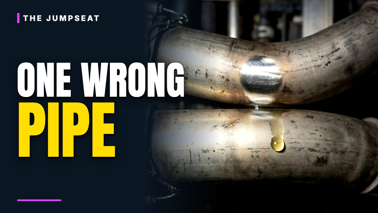 How One Wrong Pipe Emptied a Jet's Tanks