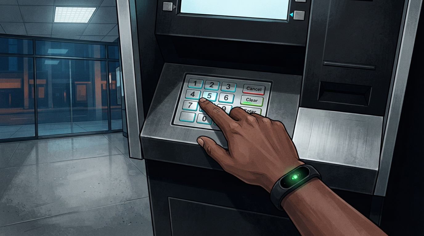 Your wrist betrays PINs