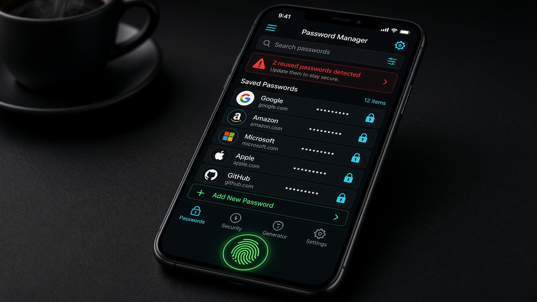 Saved Passwords, Open Door