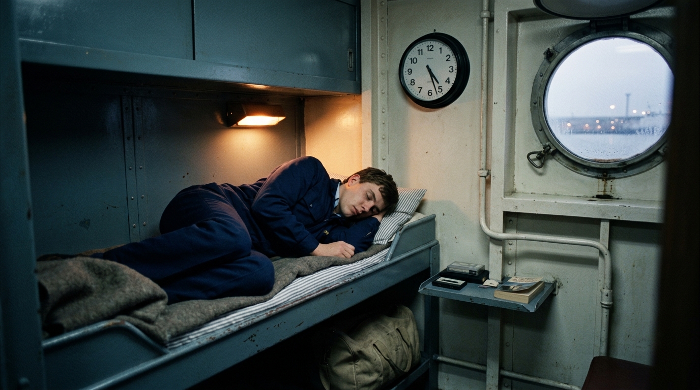 The sleeping boatswain