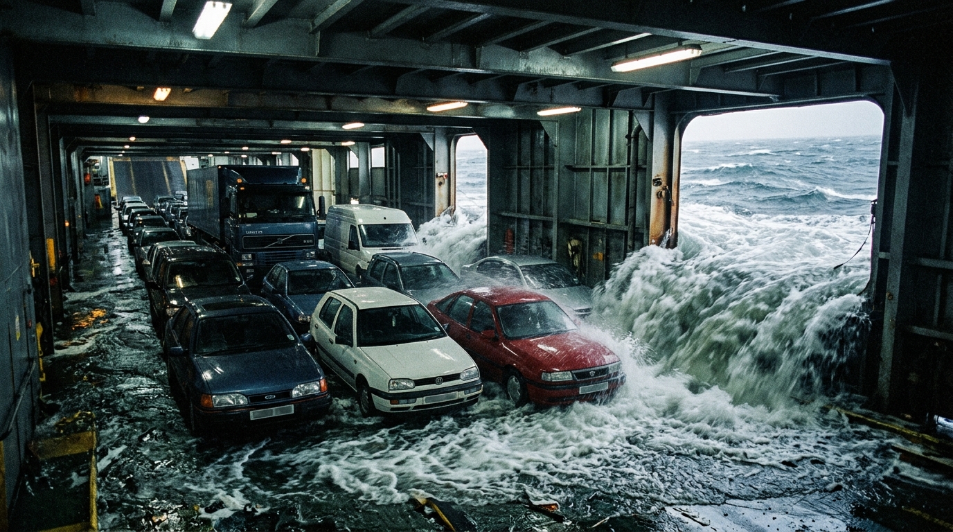 The flood begins