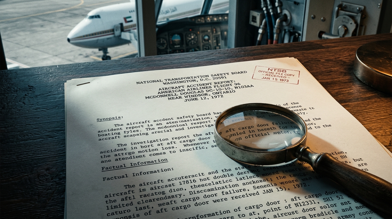 The warning in writing