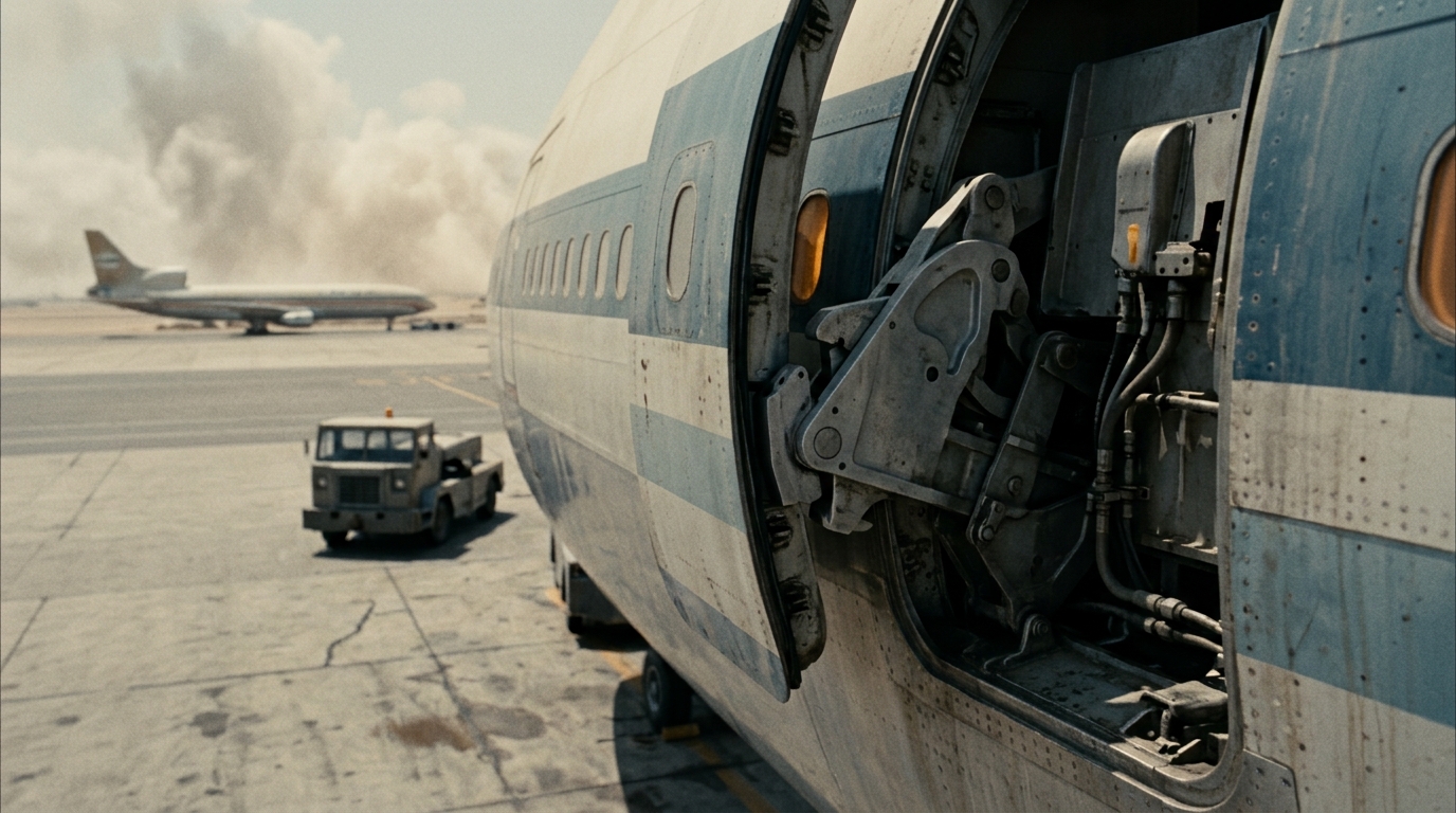 The cargo door was not fully latched
