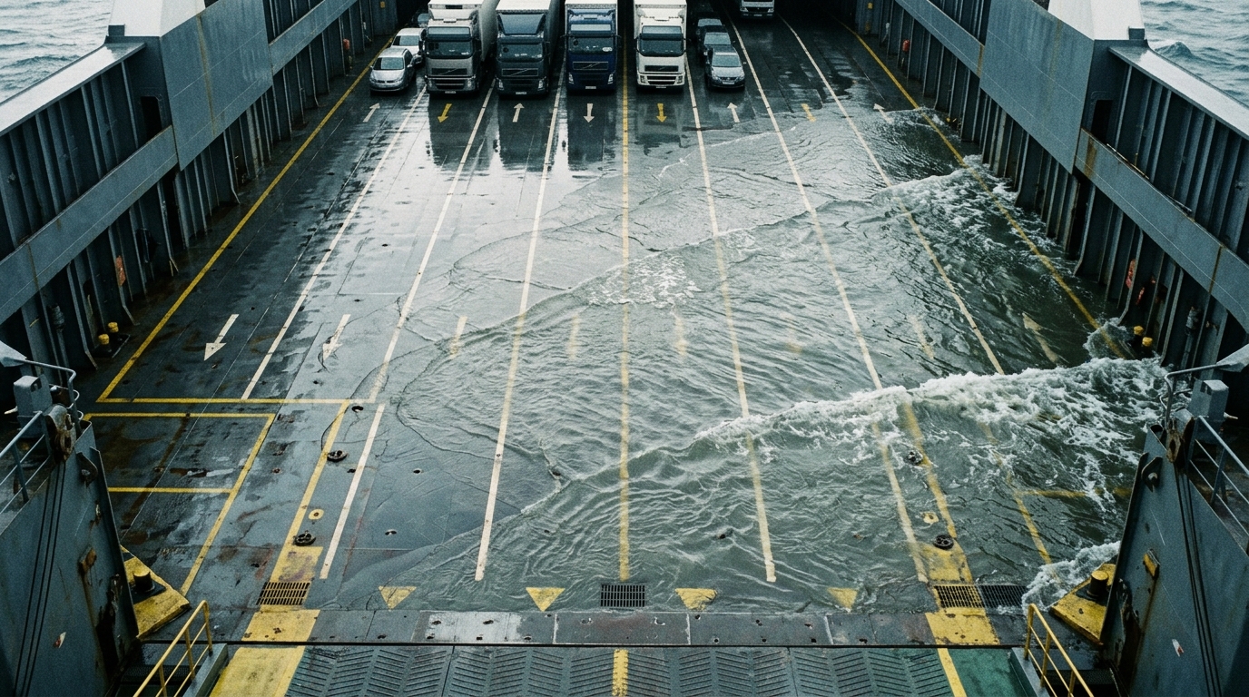 A deck that invites water