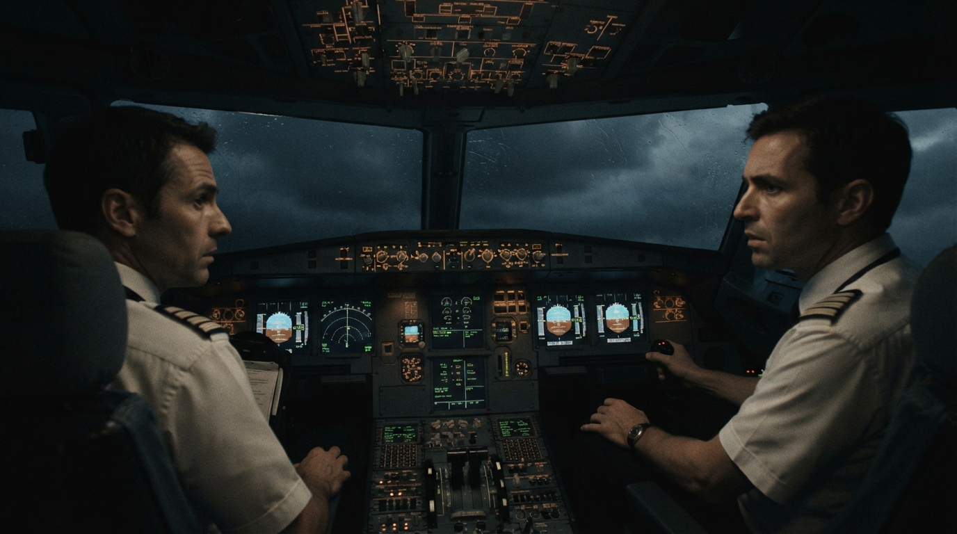 The pilots were not aware that the aircraft had entered a stall because the automation had masked the stall warning.