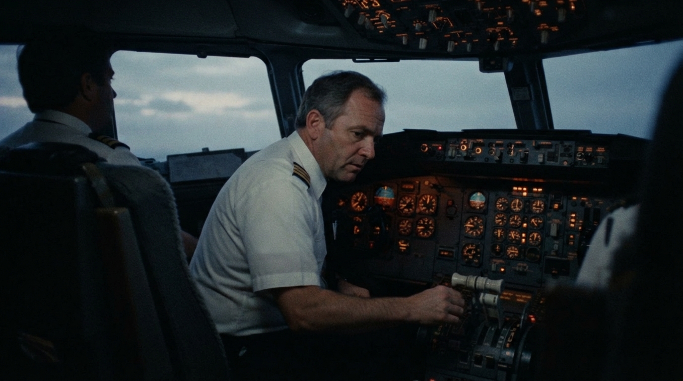 We had no hydraulics. We had no control of the airplane except for the throttles.