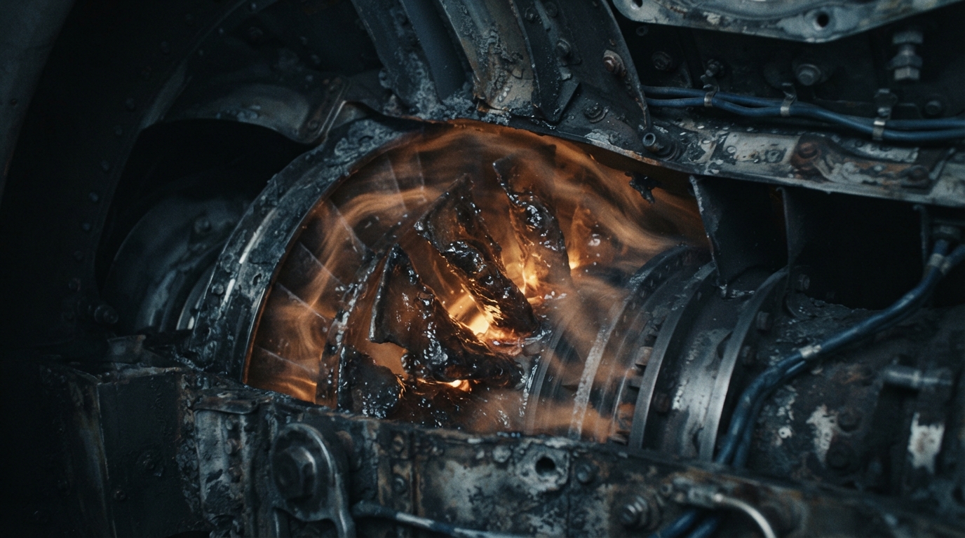 Engines turned to glass