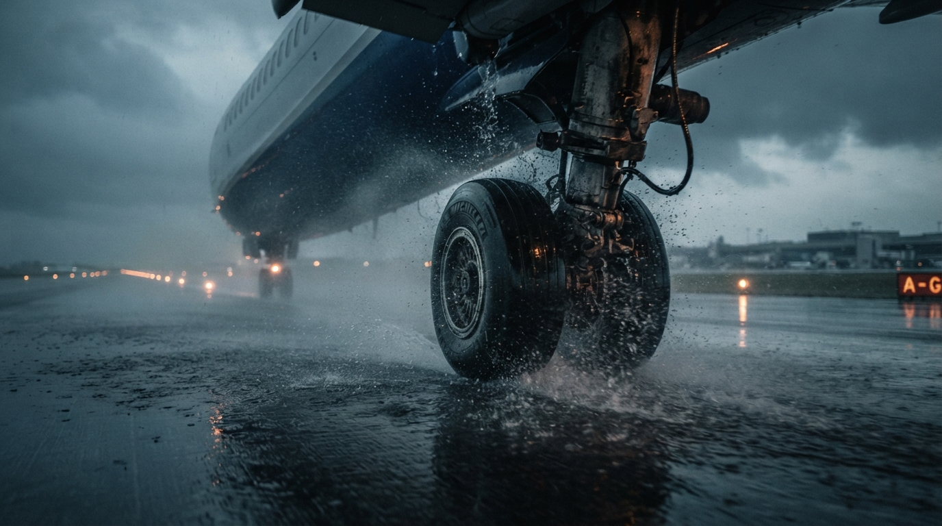 The physics of hydroplaning