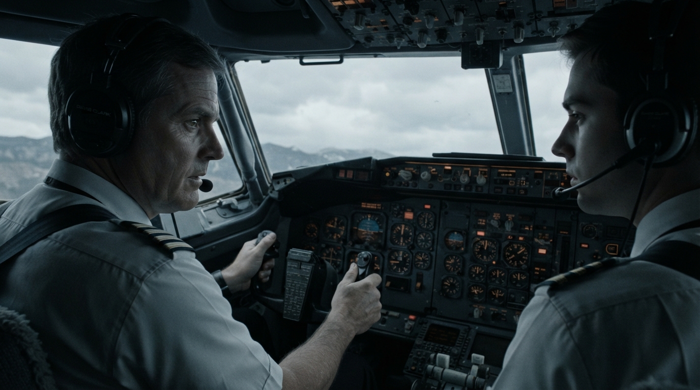 The flight crew had no warning...