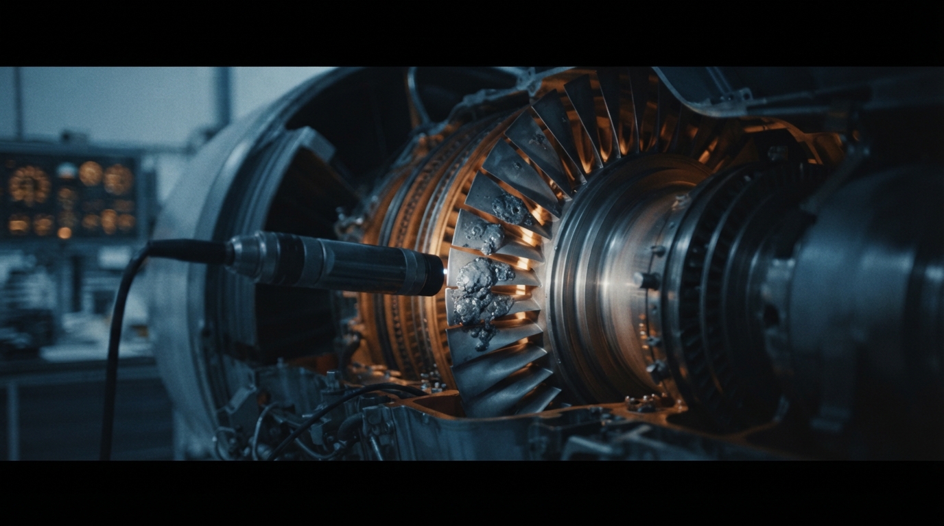 Ash melts at ~1,100°C, engines run at ~1,400°C