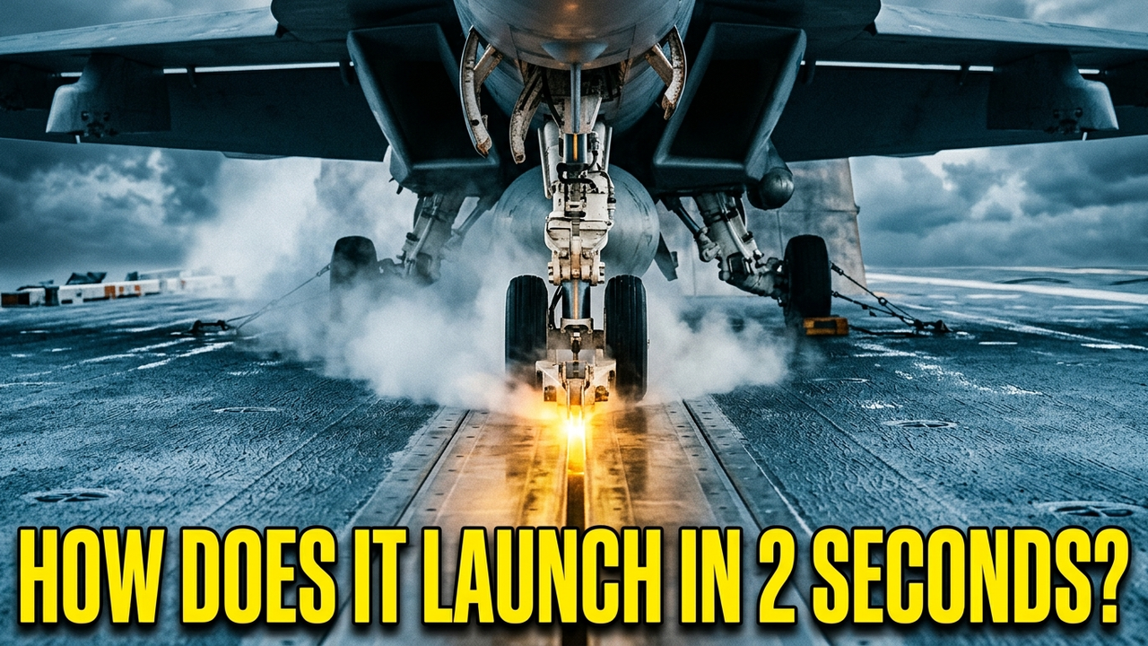 How Do Aircraft Carriers Launch Jets From a Short Deck?