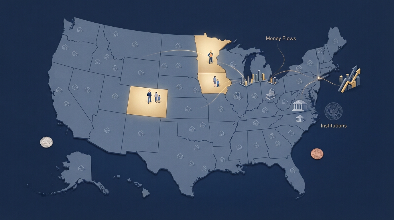 Inland states hit hardest