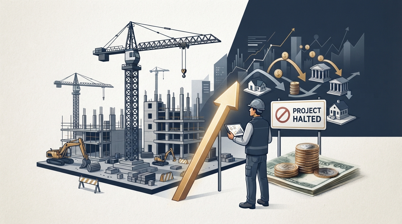 Builders Pull Back
